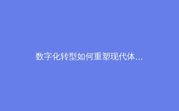 数字化转型如何重塑现代体育产业生态——从NBA数据分析革命到足球青训智能化